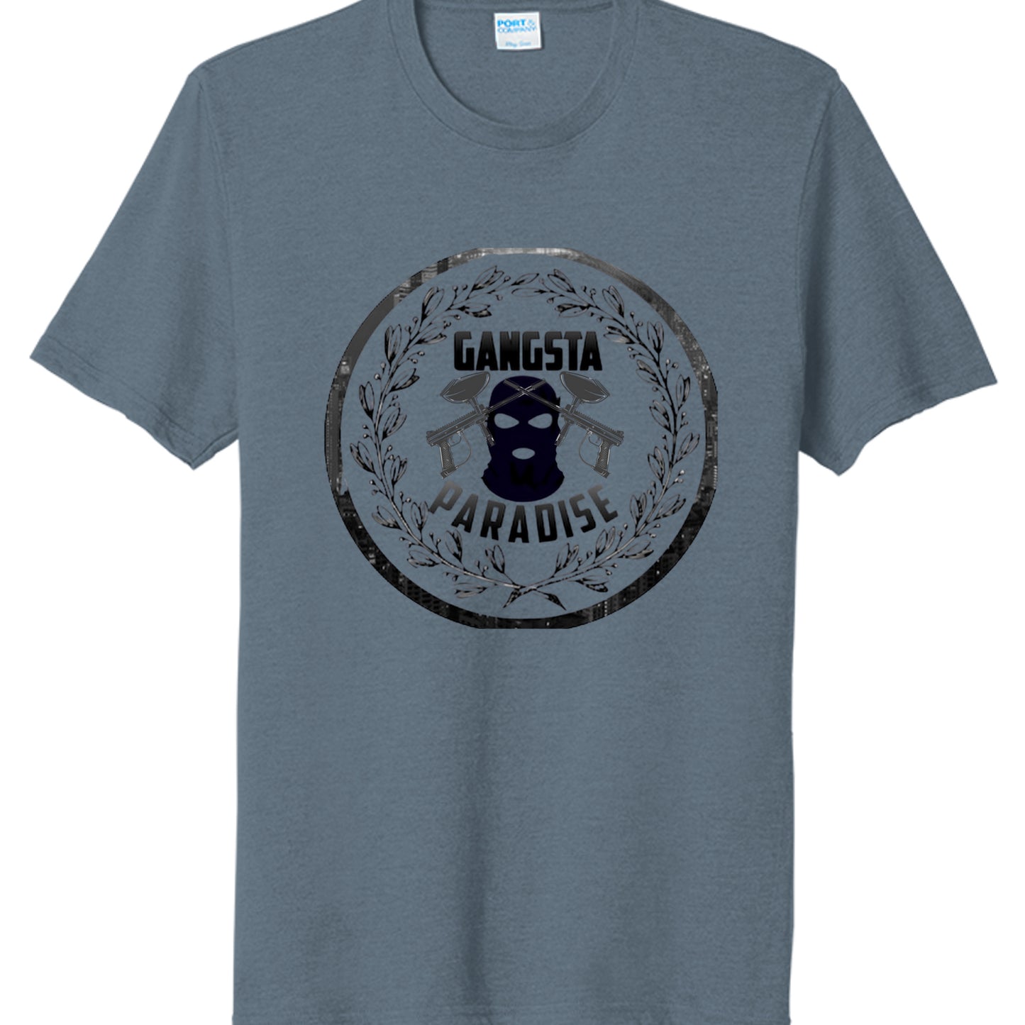 Steel Blue Heather - PC330 - FRONT