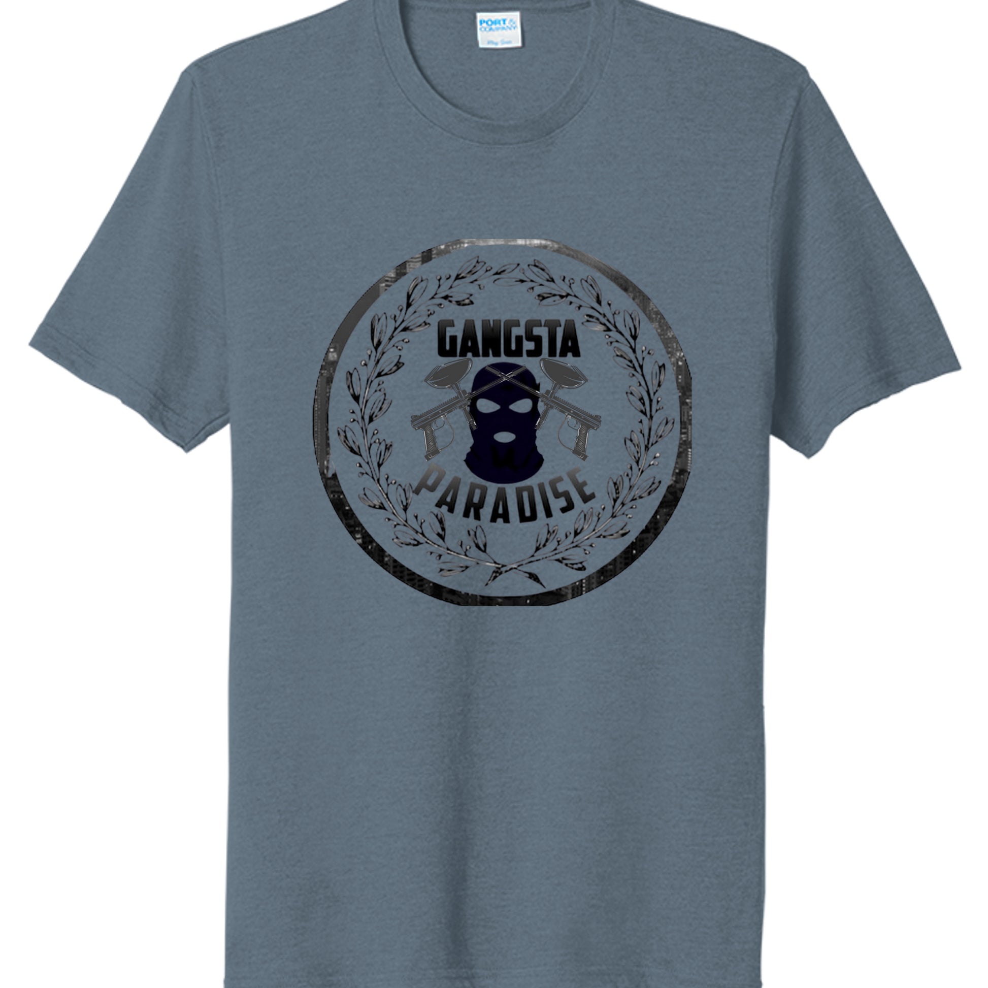 Steel Blue Heather - PC330 - FRONT
